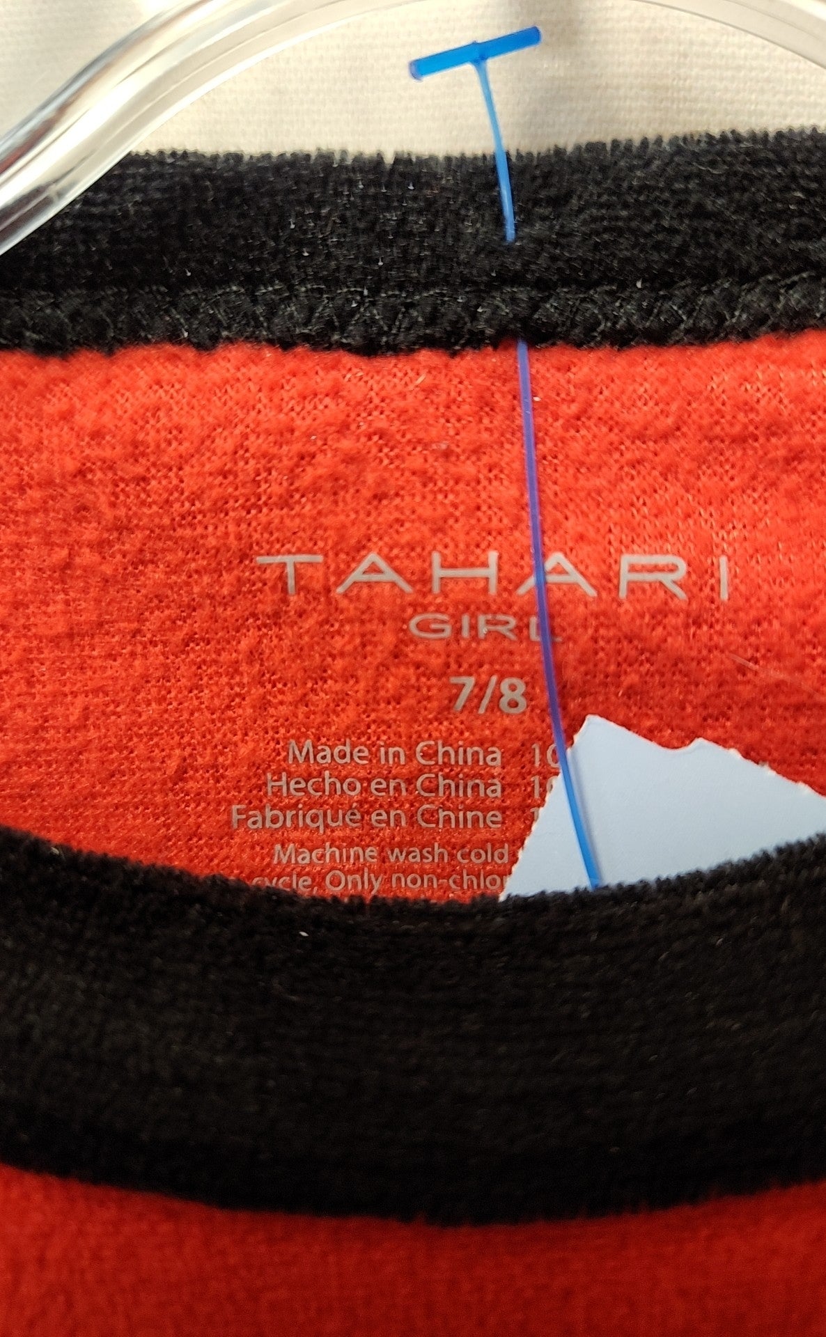 Tahari Girl's Size 7/8 Red Shirt