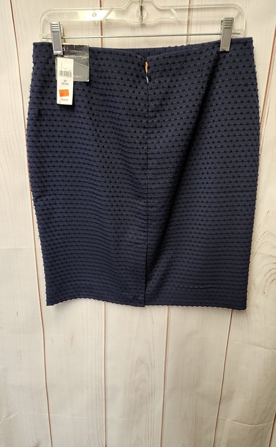Banana Republic Women's Size 6 Petite Navy Skirt