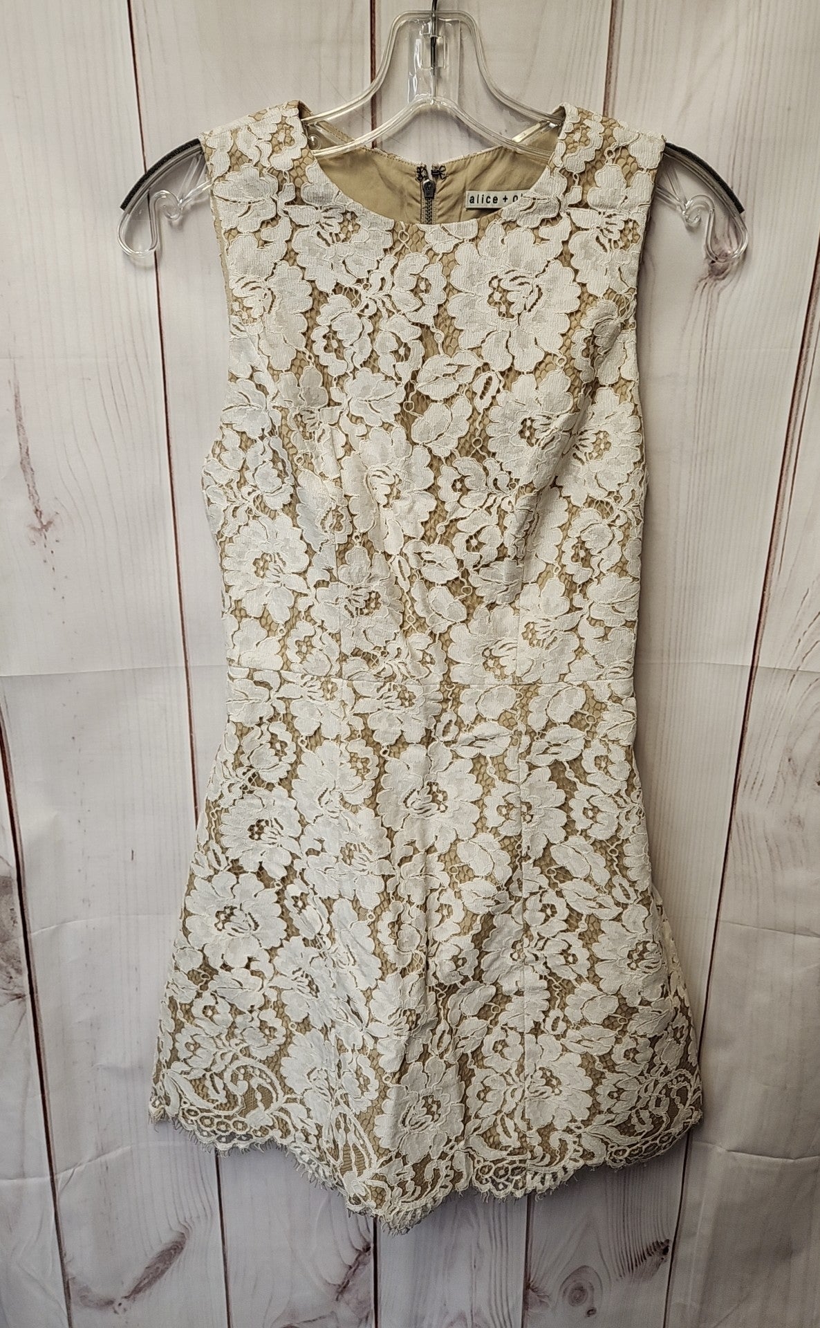 Alice & Olivia Women's Size 0 White Dress