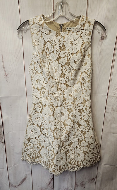 Alice & Olivia Women's Size 0 White Dress
