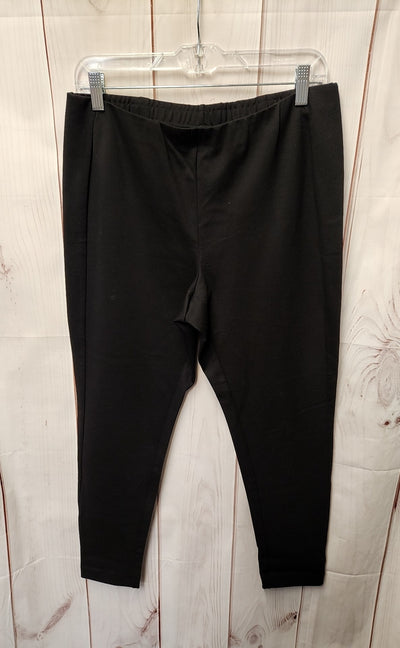 J Jill Women's Size L Petite Black Pants