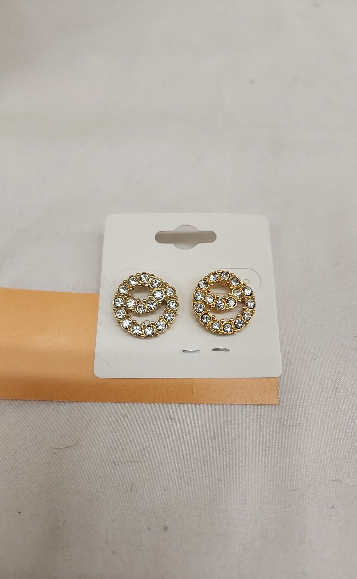 Rhinestone Stud Earrings