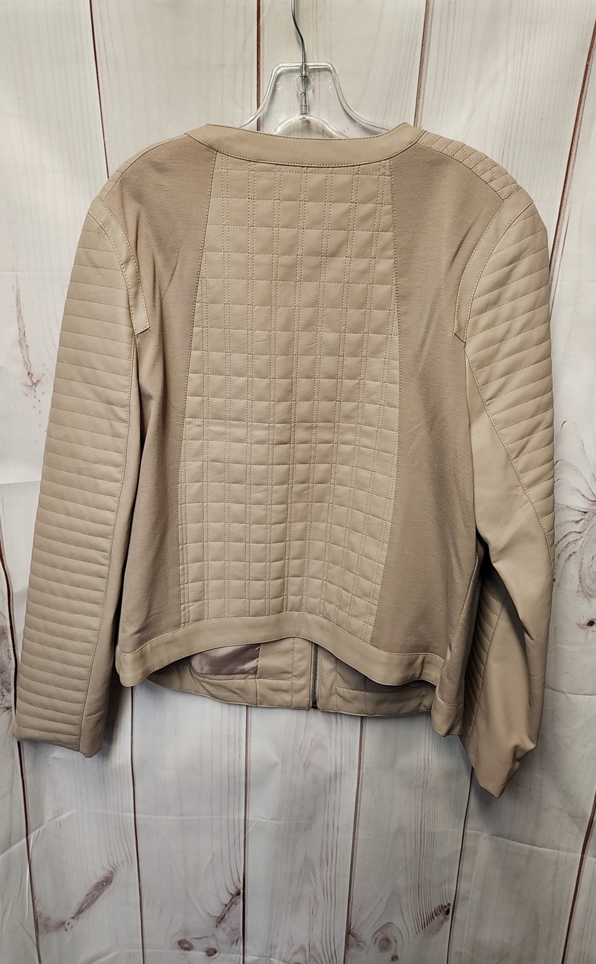 Larry Levine Women's Size XL Beige Jacket