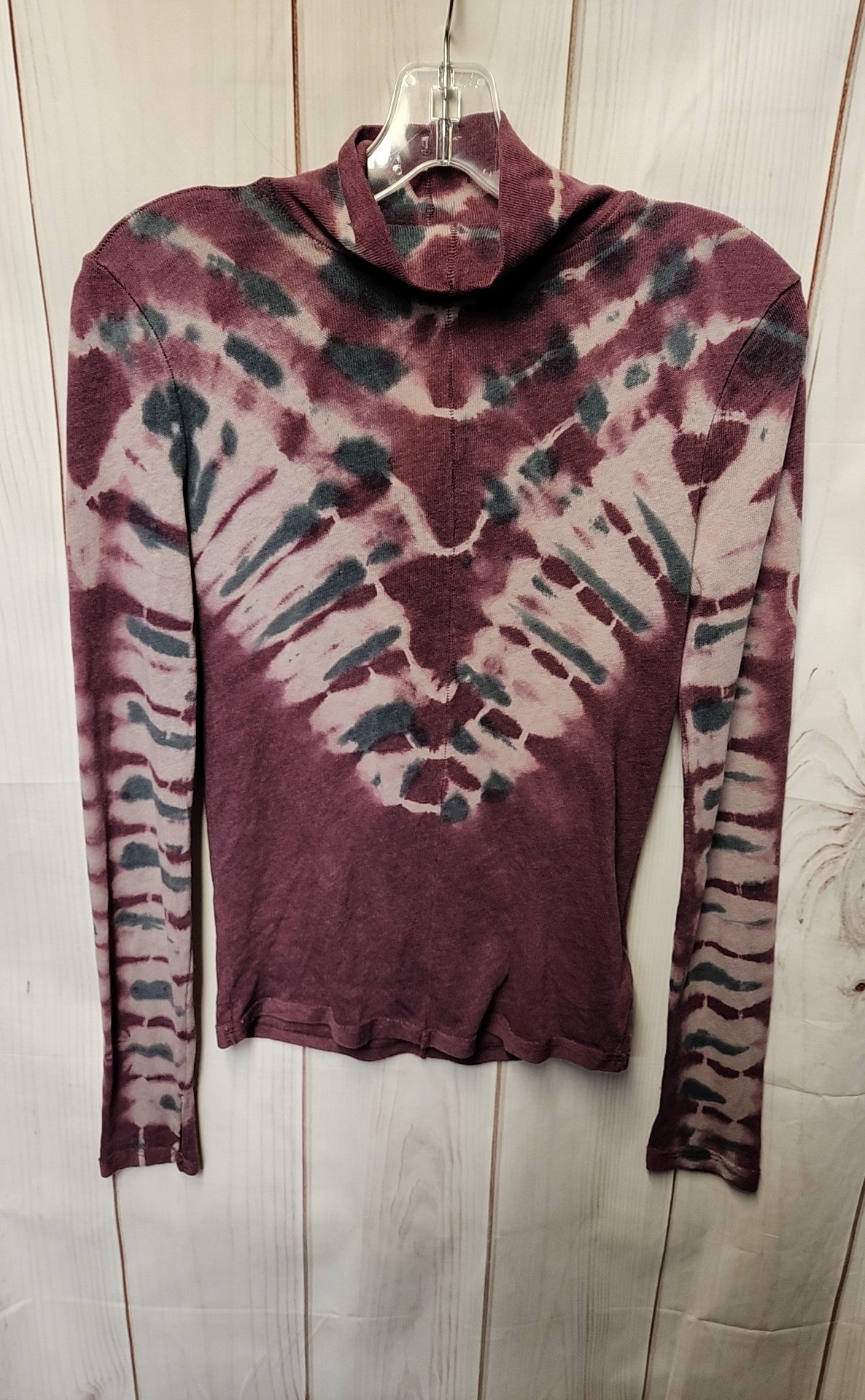 We the Free Women's Size XS Purple Tie Dye Long Sleeve Top