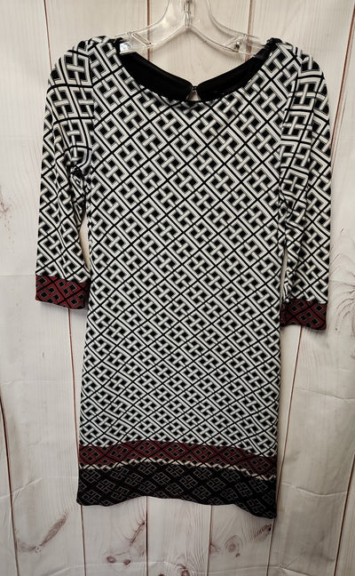 White House Black Market Women's Size XXS White & Black Dress