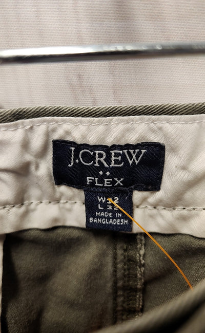 J Crew Men's Size 32x32 Olive Green Pants Athletic Slim