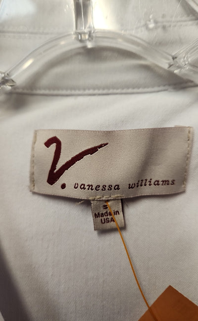 V by Vanessa Williams Women's Size S White Jacket