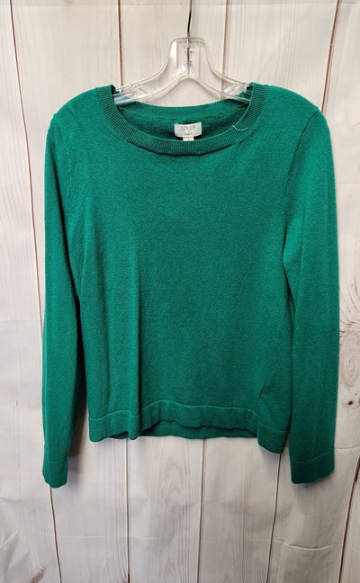 J Crew Women's Size M Green Sweater