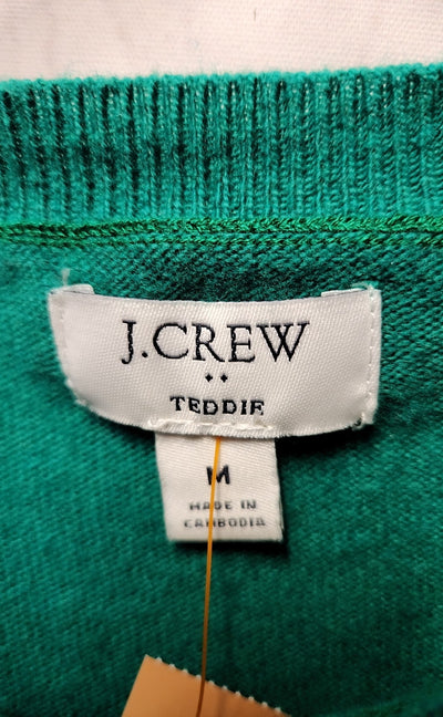 J Crew Women's Size M Green Sweater