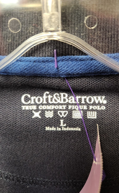 Croft & Barrow Men's Size L Navy Shirt