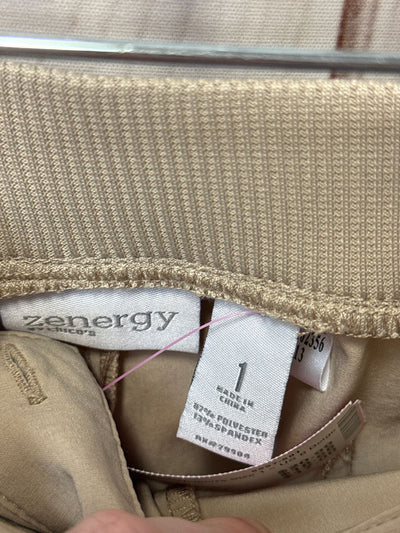 Zenergy - Chico's Women's Size 1 = US 8 Beige Shorts