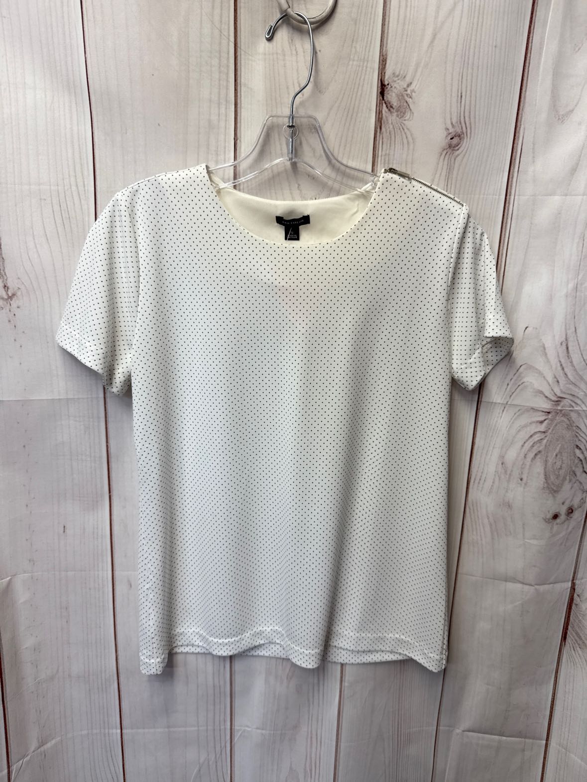Ann Taylor Women's Size S White Short Sleeve Top