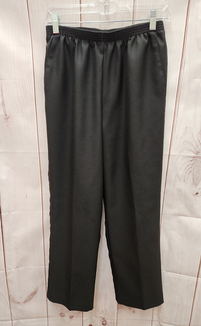 Alfred Dunner Women's Size 8 Petite Black Pants