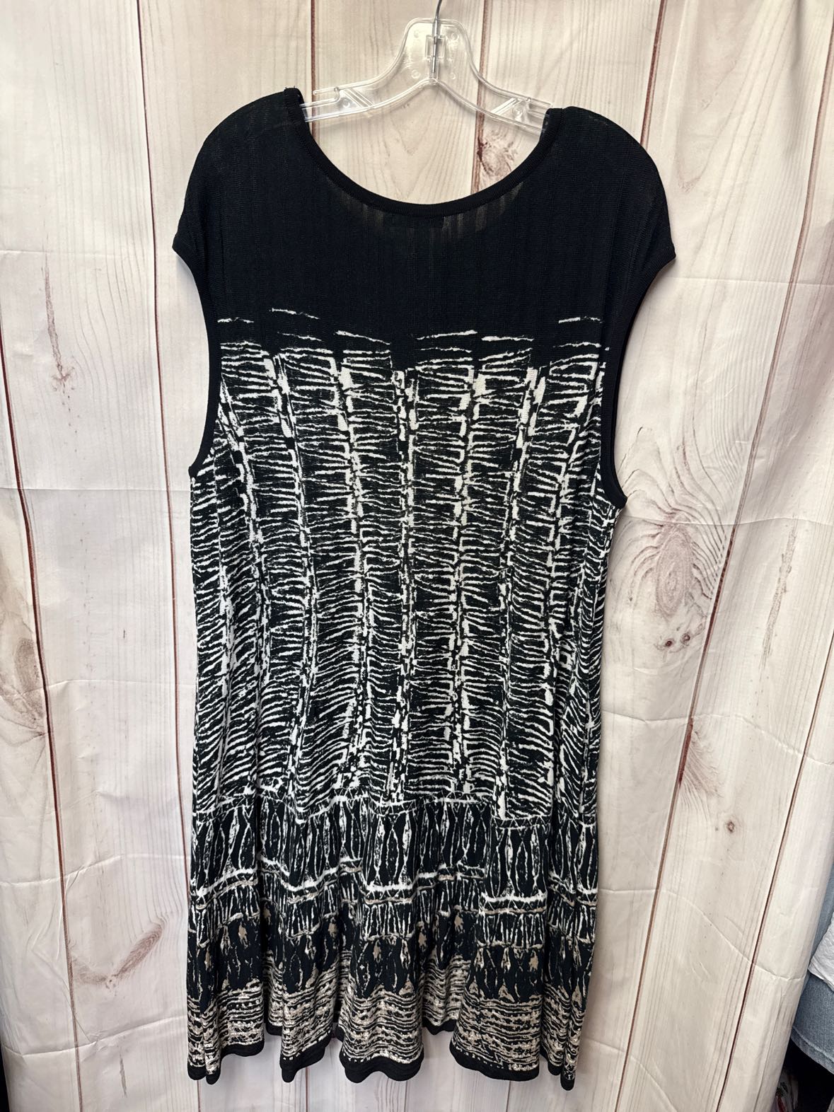 Nic & Zoe Women's Size 1X Black Dress