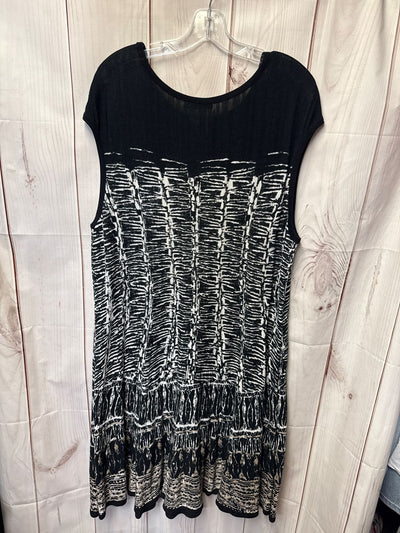 Nic & Zoe Women's Size 1X Black Dress