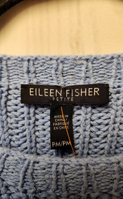 Eileen Fisher Women's Size M Petite Blue Sweater