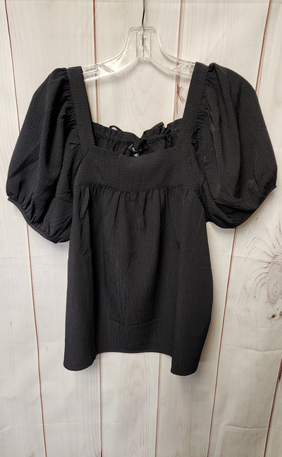 Madewell Women's Size S Black Short Sleeve Top
