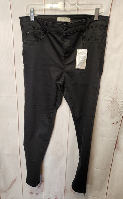 NWT Denim & Co Women's Size 31 (11-12) Black Jeans