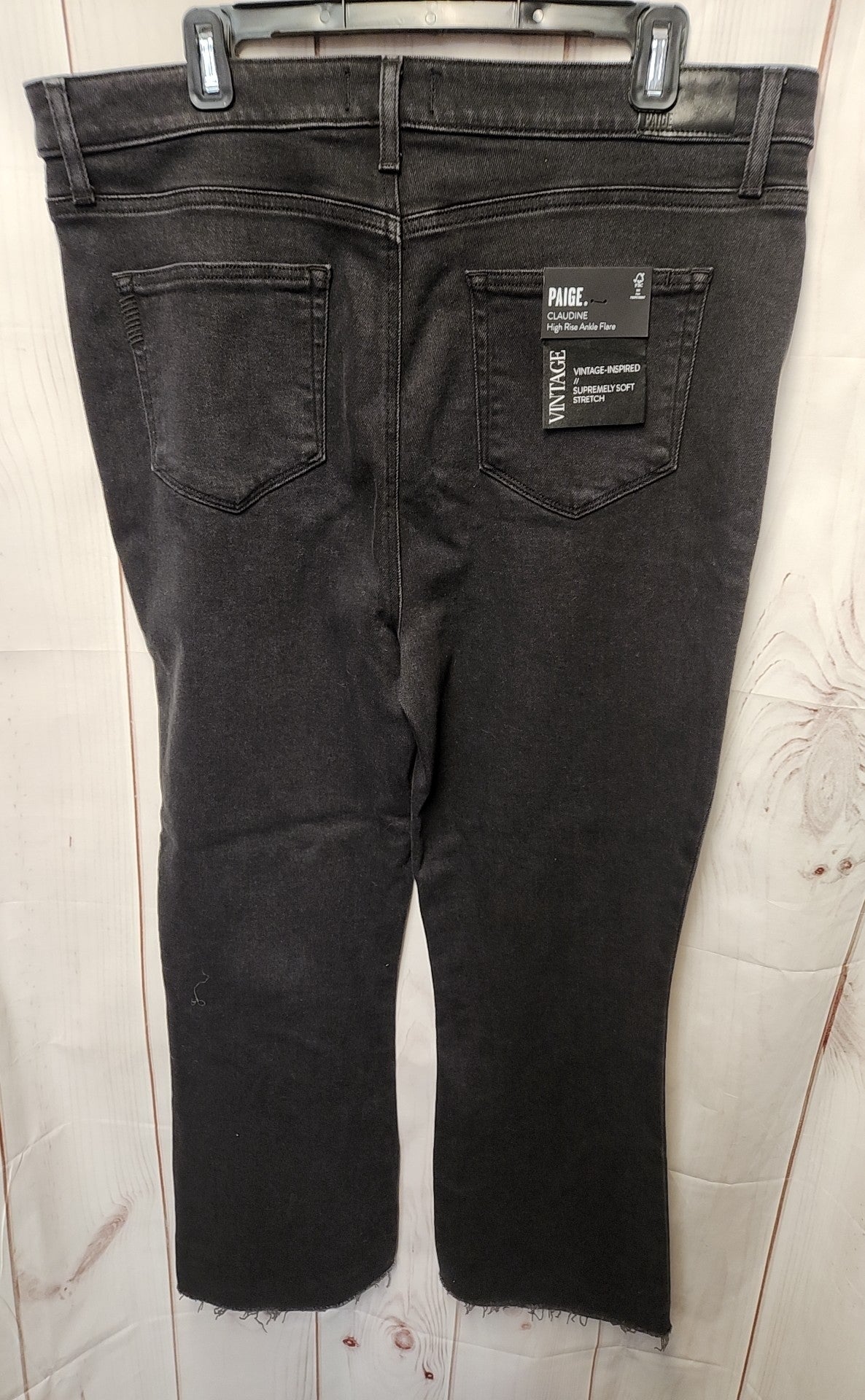 NWT Paige Women's Size 34 (18/1X) Black Jeans