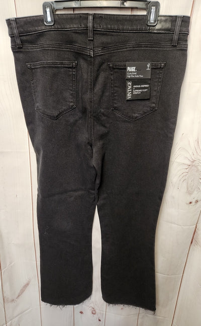 NWT Paige Women's Size 34 (18/1X) Black Jeans