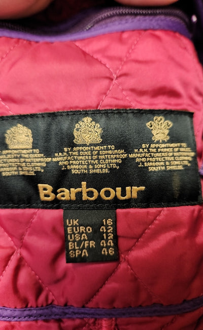 Barbour Women's Size 12 Purple Vest
