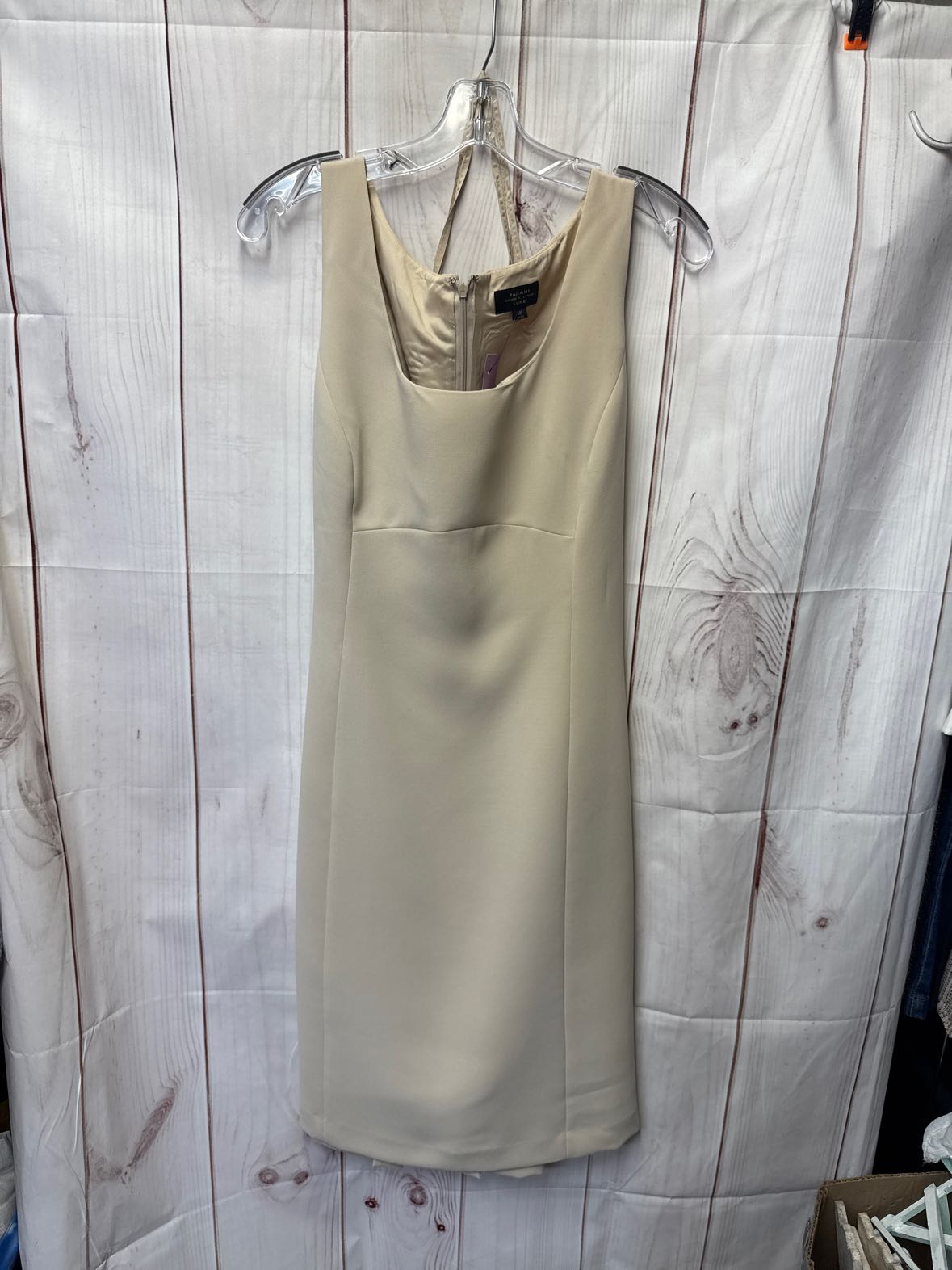 Tahari Women's Size 16 Beige Dress