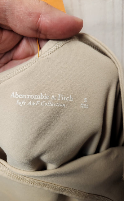 NWT Abercrombie & Fitch Women's Size S Beige Bodysuit