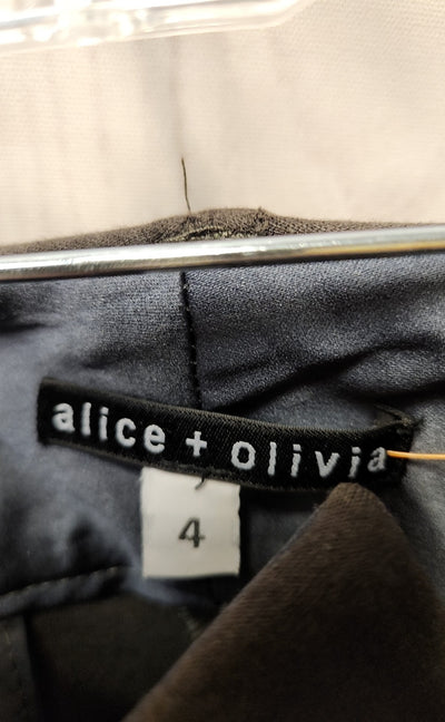 Alice & Olivia Women's Size 4 Gray Pants