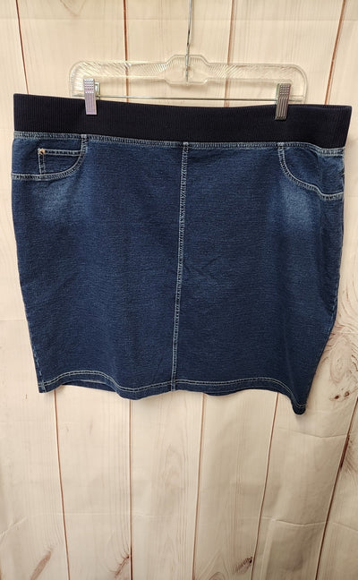 Zenergy - Chico's Women's Size 3 = US 16 Blue Skirt