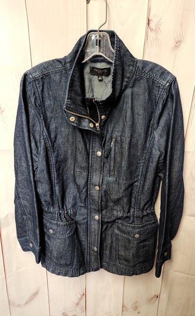 Talbots Women's Size L Petite Blue Jacket