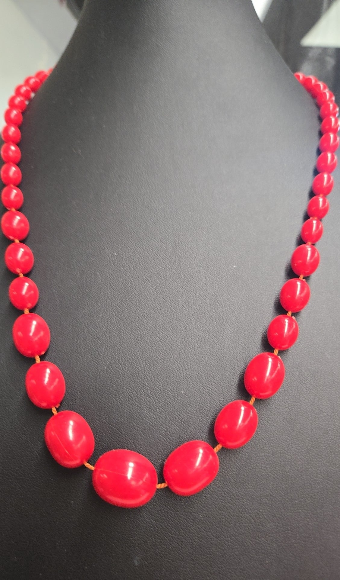 Red Beaded Necklace