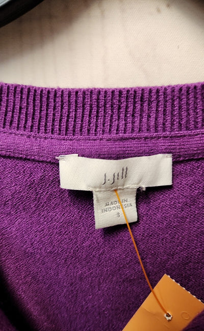 J Jill Women's Size S Purple Sweater