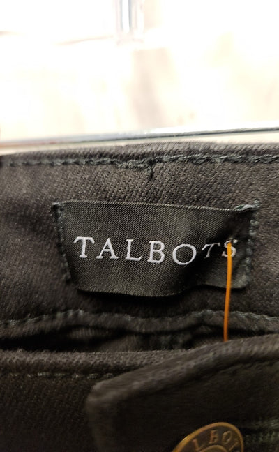 Talbots Women's Size 30 (9-10) Black Jeans Barely Boot Jean