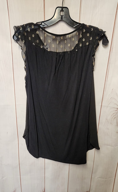 Loft Women's Size M Black Sleeveless Top