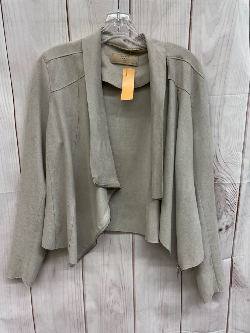 Blank NYC Women's Size L Beige Cardigan