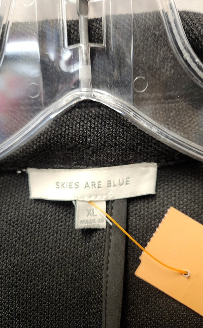 Skies are Blue Women's Size XL Black Cardigan