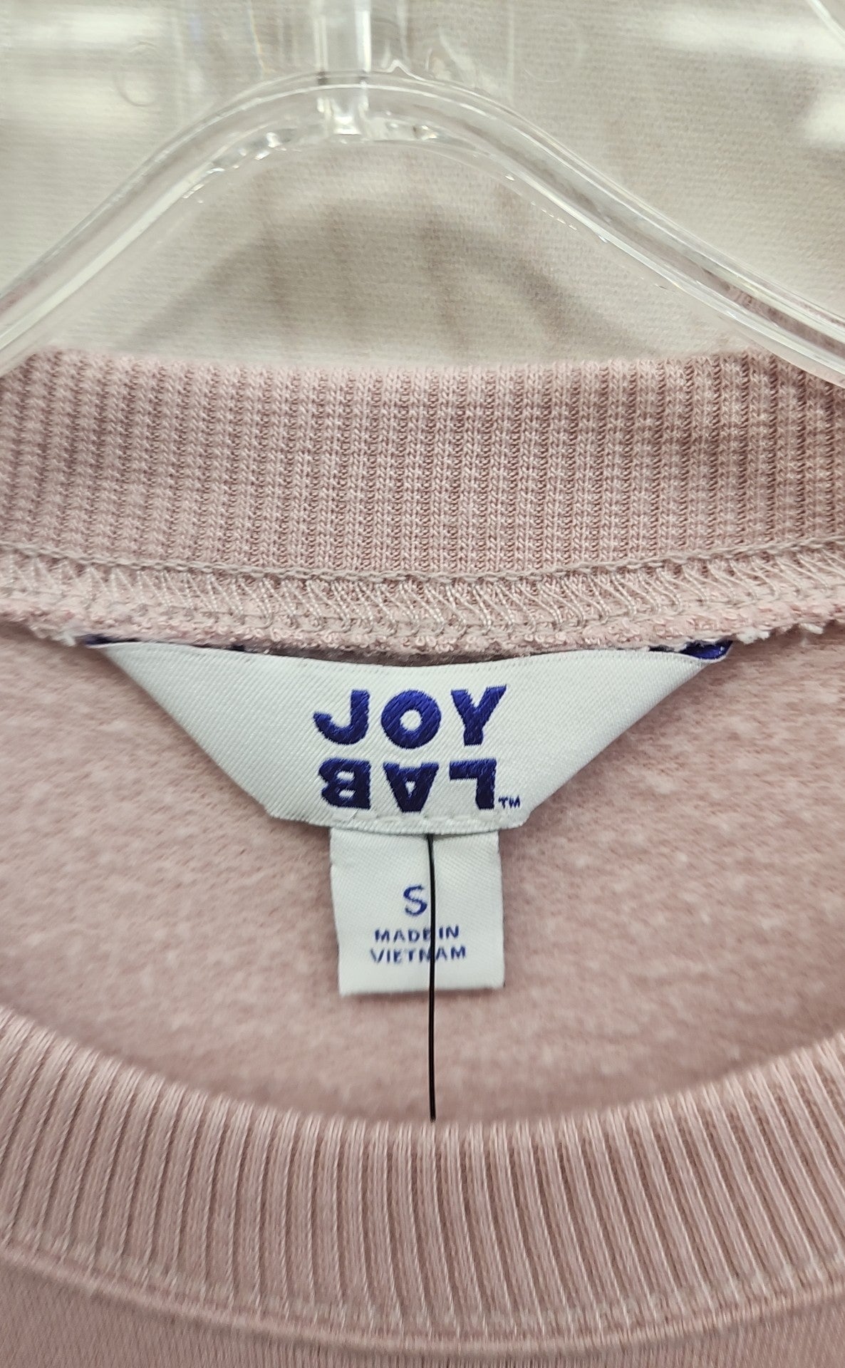 Joy Lab Women's Size S Pink Sweatshirt