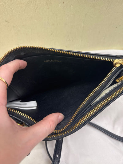 Ralph Lauren Black & White Purse Bag AS IS - marks on front