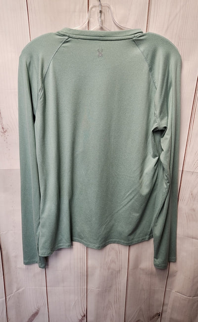 Spyder Women's Size L Green Long Sleeve Top