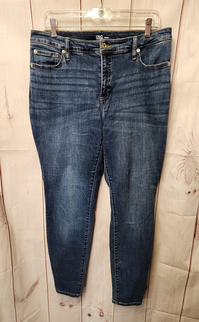 INC Women's Size 32 (13-14) Blue Jeans Skinny
