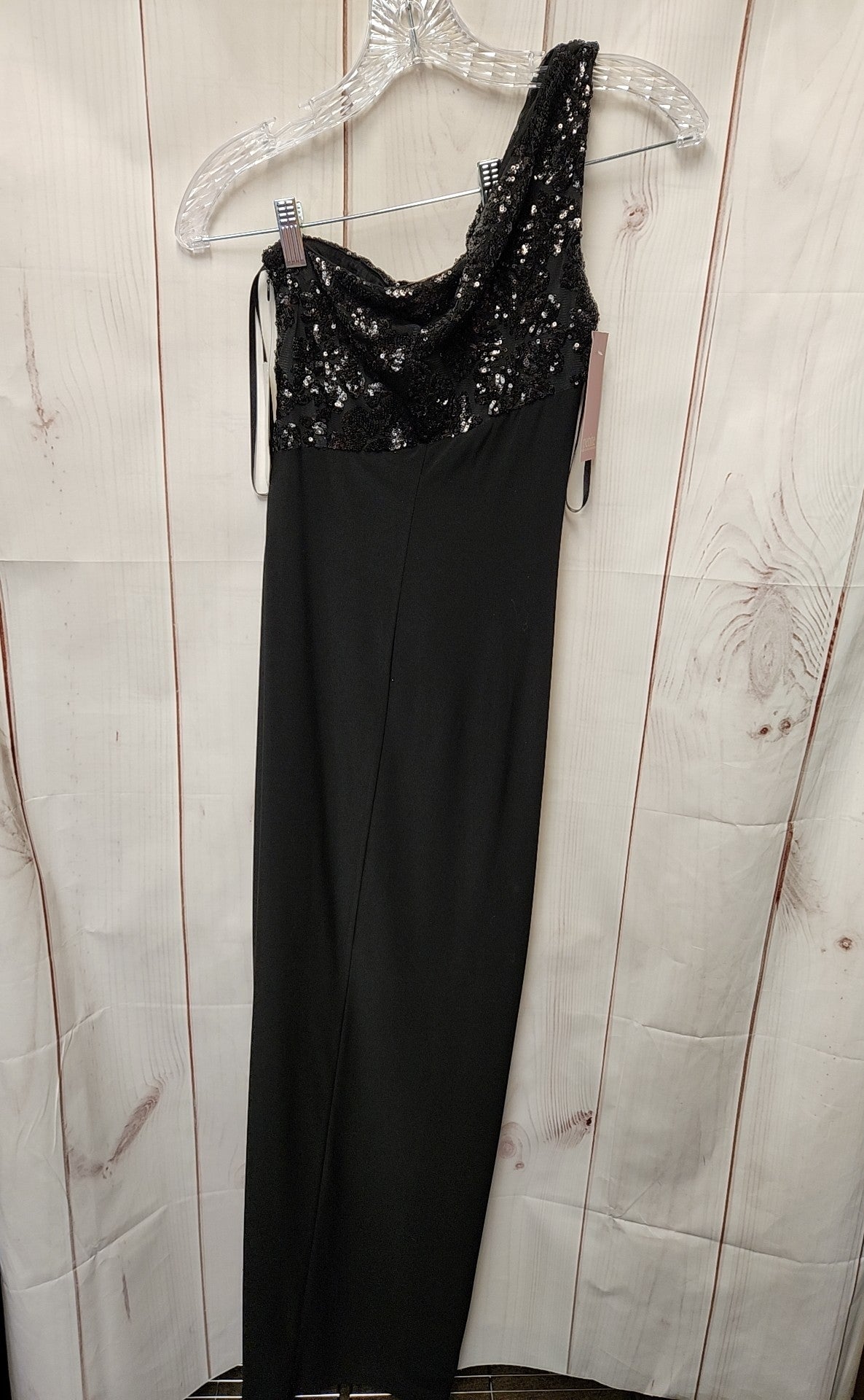 NWT Lauren by Ralph Lauren Women's Size 2 Petite Black Sequined Dress