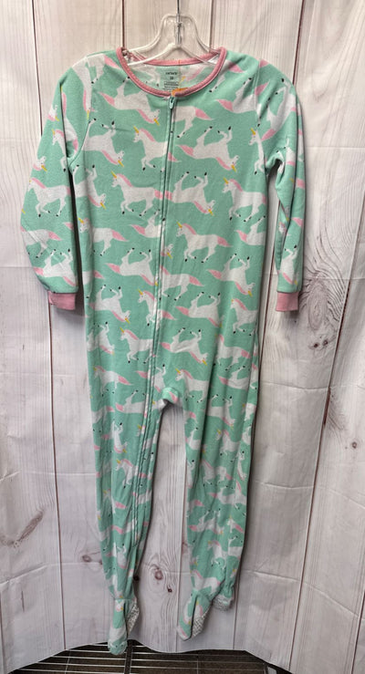 Carters Girl's Size 10 Green Pajamas