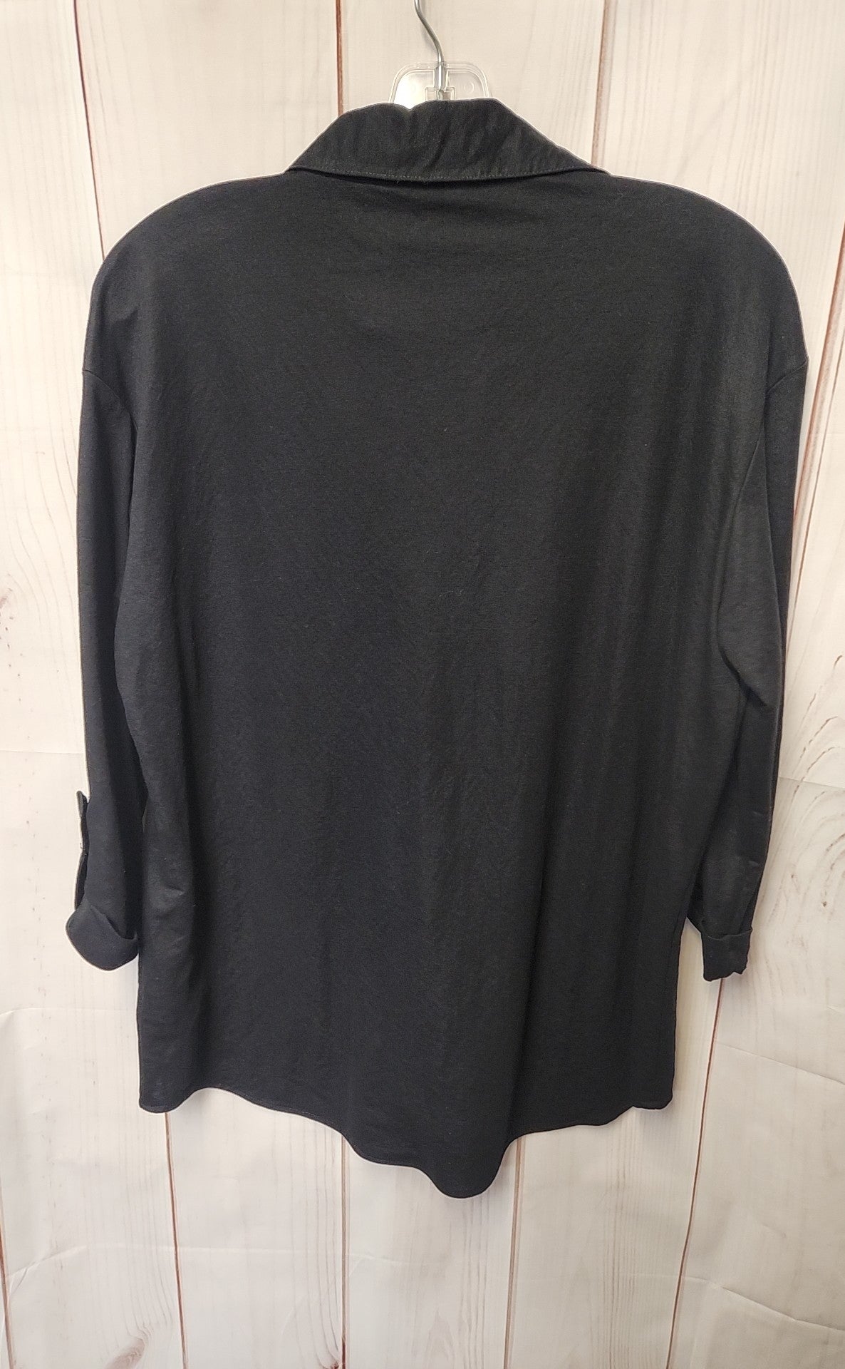 NWT Magaschoni Women's Size S Black Long Sleeve Top
