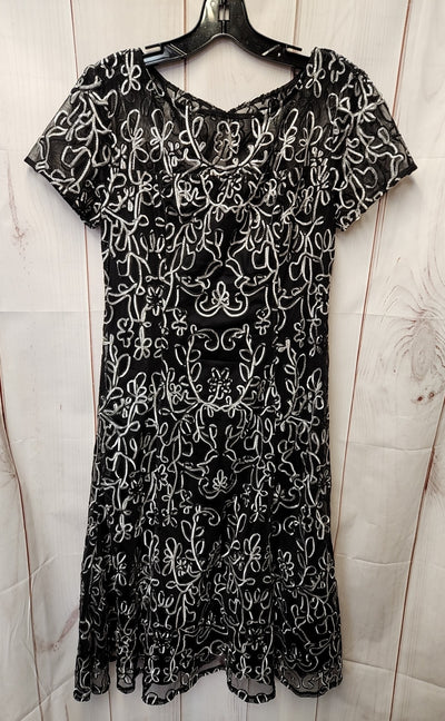 Slny Women's Size 6 Black & Silver Dress