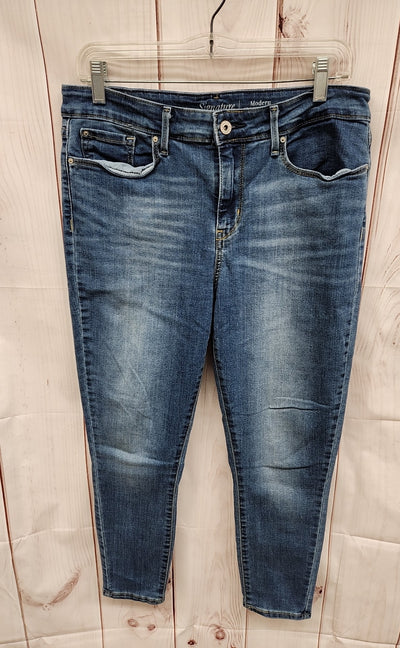 Levis Women's Size 32 (13-14) Modern Skinny Crop Blue Jeans