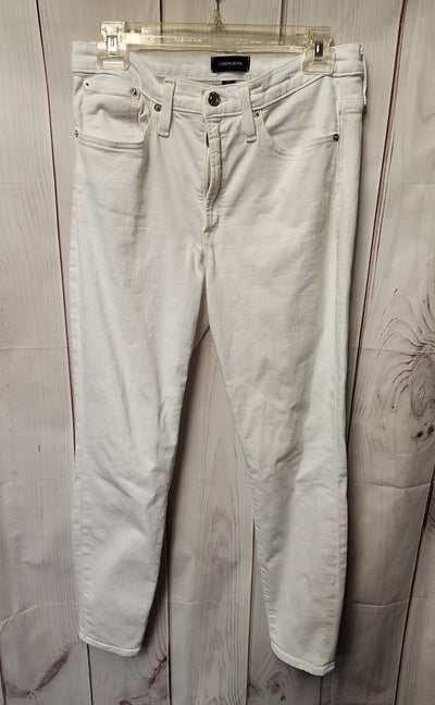 J Crew Women's Size 30 (9-10) White Jeans