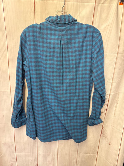 Joan Rivers Women's Size S Blue Long Sleeve Top