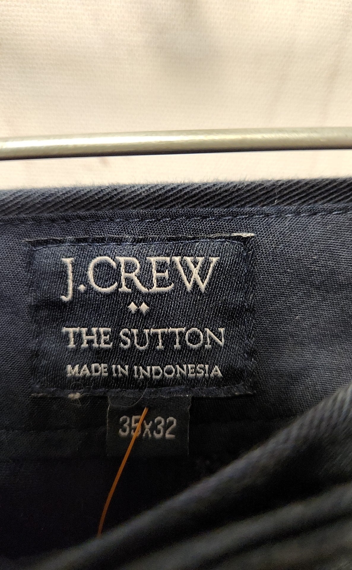 J Crew Men's Size 35x32 Navy Pants The Sutton