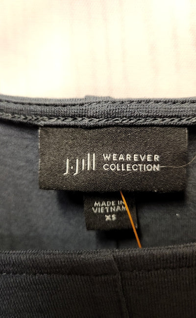 J Jill Wearever Collection Women's Size XS Gray Short Sleeve Top