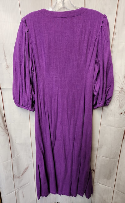 NWT J Jill Women's Size M Purple Dress